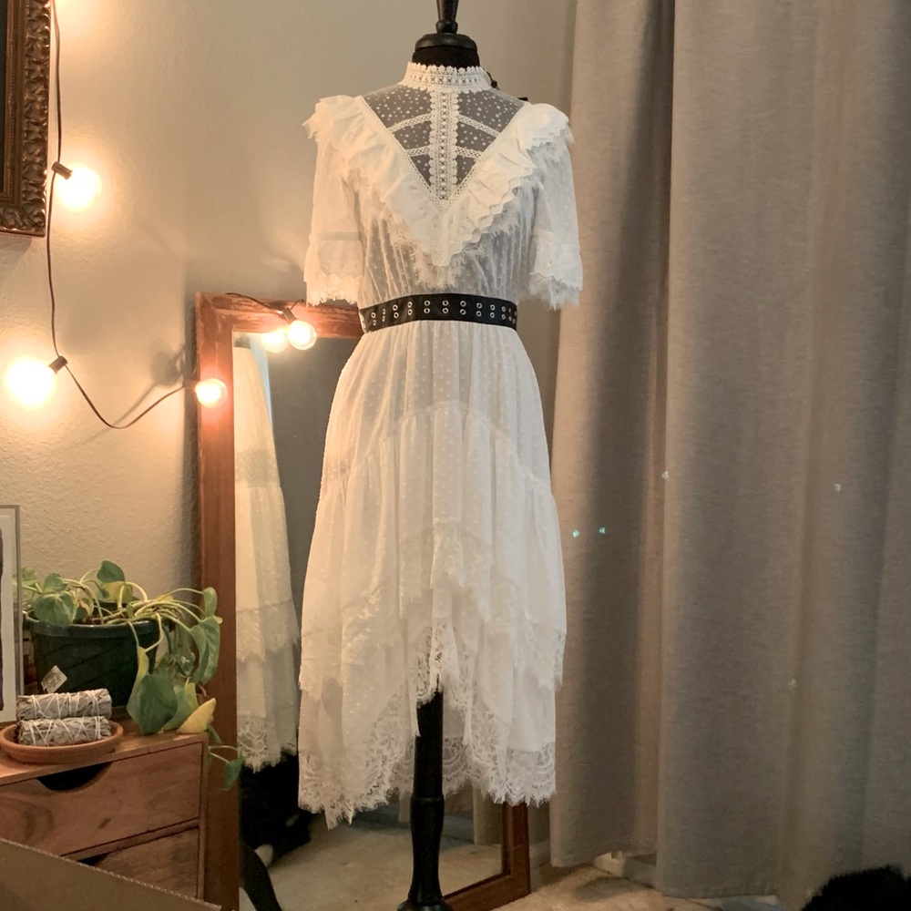 NWT The Kooples Cowboy Laces dress